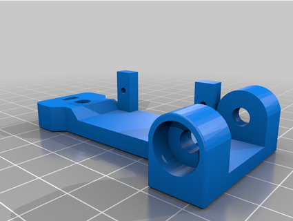 eggbot - vertical arm w 10mm bearing laborchet 3d print model - Mito3D