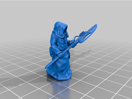 faithful cultists melee weapons dotplot 3d print model - Mito3D