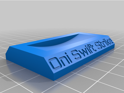 oni swift strike stand zakybub 3d print model - Mito3D
