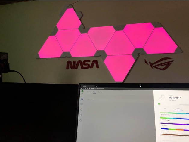 nasa logo blvckcvrs 3D print model - Mito3D