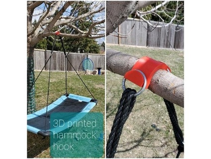 hammock tree hook uzcaliber 3d print model - Mito3D