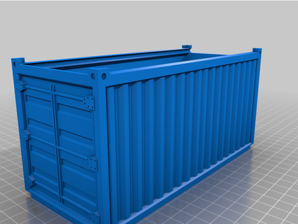 shipping container samc4741 3d print model - Mito3D