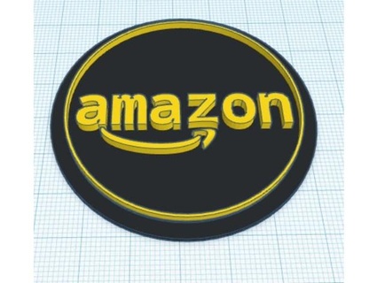 Amazon logo eklemek rkxone 3d print model - Mito3D