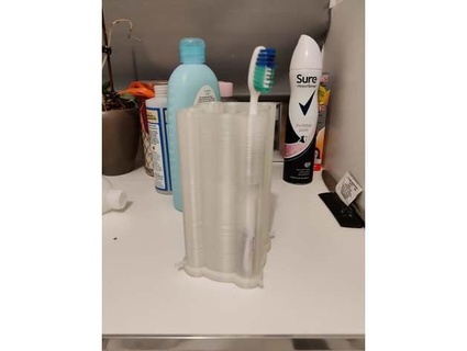 toothbrush holder blobofdoom 3d print model - Mito3D