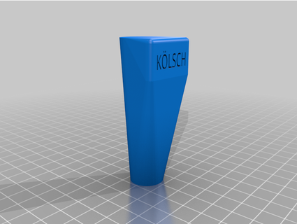 threaded beer tap handle ianlefler 3d print model - Mito3D