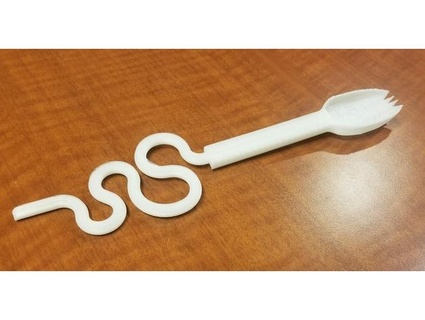 swirly straw spork coopertribett 3d print model - Mito3D