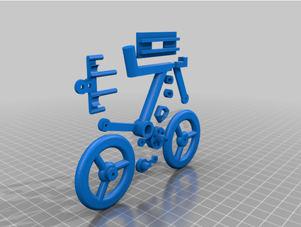 seat tube free tt bike gen0idea 3d print model - Mito3D