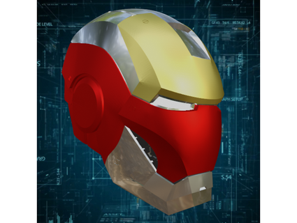 mark 19 18 tiger casanova inspired iron man helmet budwin 3d print model - Mito3D