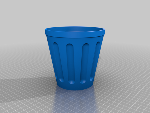 desktop trashcan juooon 3D print model - Mito3D