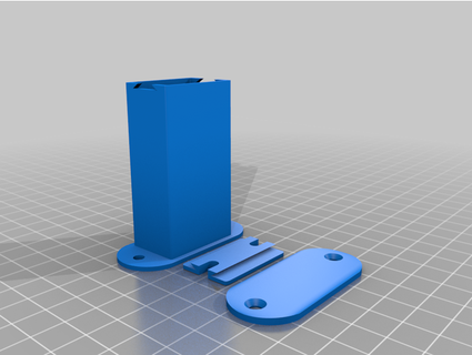 9v batteria scatola lavori ovali 3d print model - Mito3D