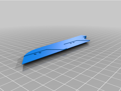 world's sharpest kitchen knife 3d printed version garlicguns 3d print model - Mito3D