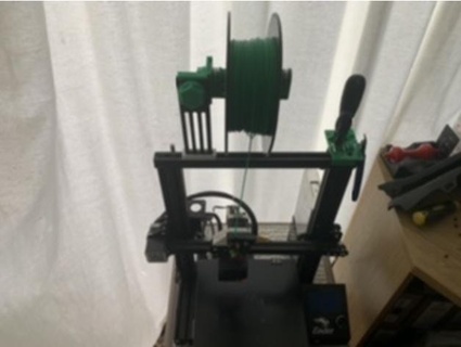 ender 3 filament holder adapter hskeletorus  3d print model - Mito3D