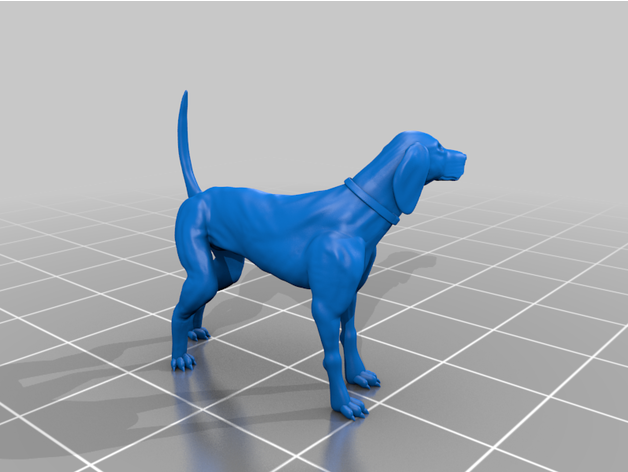 chien voisin chevalier 3D print model - Mito3D