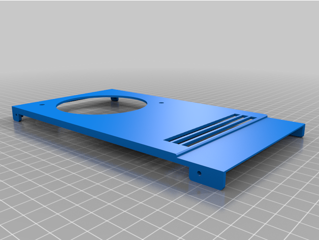 ender 3 fornecem ventilador monte 80mm tomfmz 3D print model - Mito3D