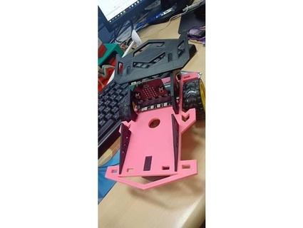micro bit DIY voiture robotique v22 katayeh 3d print model - Mito3D