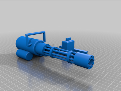 Gatling Crawler Sachendruckerfr 3d print model - Mito3D
