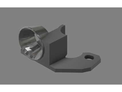 filament guide ender 3 v2 lead screw shield hellwisp 3d print model - Mito3D