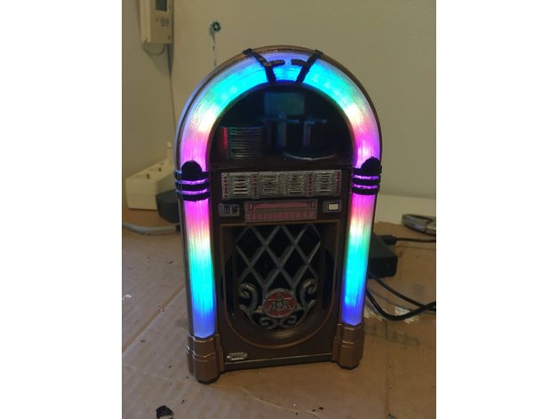 jukebox neopixel lights nilkka 3D print model - Mito3D