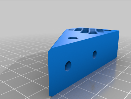 honeycomb 2020 v-slot foot pastelhere 3d print model - Mito3D