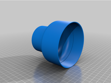 Snapmaker Gehege Auspuff Filter Adapter cpverne 3d print model - Mito3D