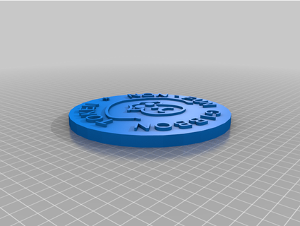 fun gibbon jetons robmiles 3d print model - Mito3D