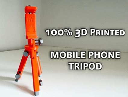 mobile phone tripod natgazer 3d print model - Mito3D