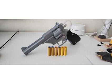 tek aksiyon co2 hava silahı revolver mechanic403 3d print model - Mito3D