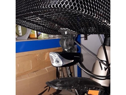 bike lamp mount basket buschpilot 3d print model - Mito3D