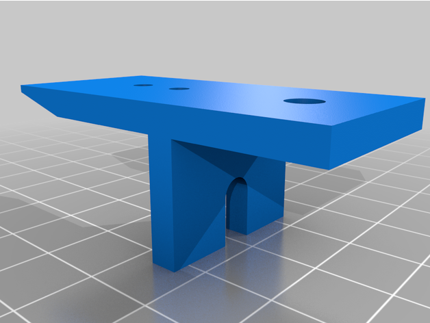 hypercube evolution bed cablechain mount poeschl 3D print model - Mito3D