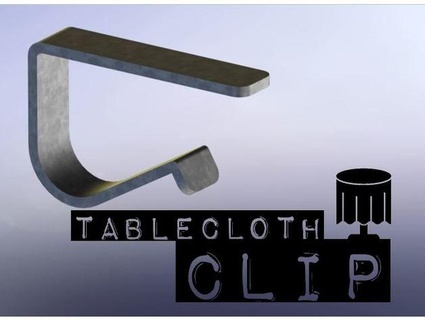 tablecloth clip - tischdeckenhalter clip moesi1985  3d print model - Mito3D