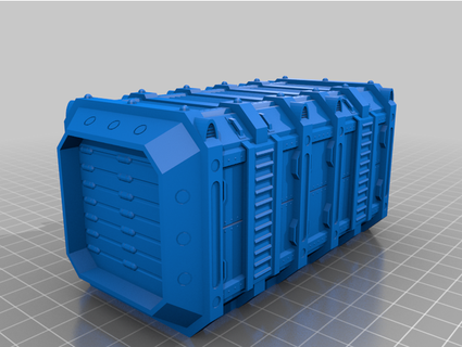 shipping container faster printing armedsnail 3d print model - Mito3D