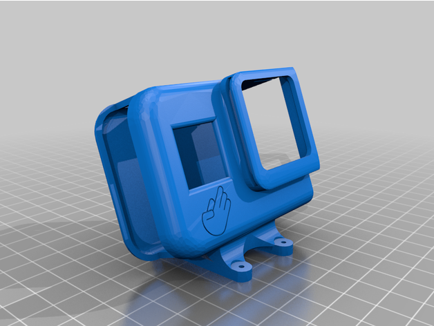 impulserc apex gopro hero 8 nd einecrew fpv logo 3D print model - Mito3D