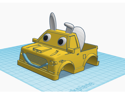 Conejo camión remezclar kbgunia 3d print model - Mito3D