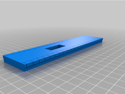 Plate forme éperon faustiens 3d print model - Mito3D