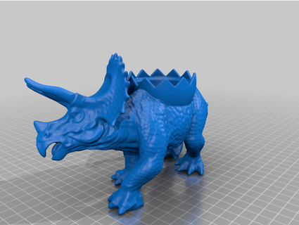 triceratops ovo suporte wesman732 3d print model - Mito3D