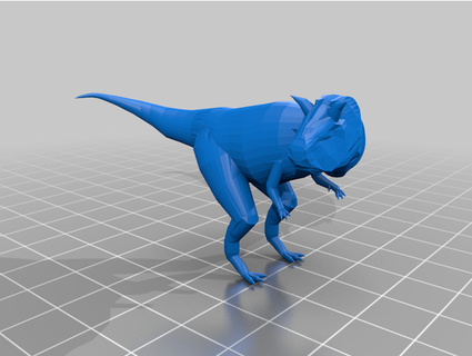 carnotaurus dinosauro Ettore 3d print model - Mito3D