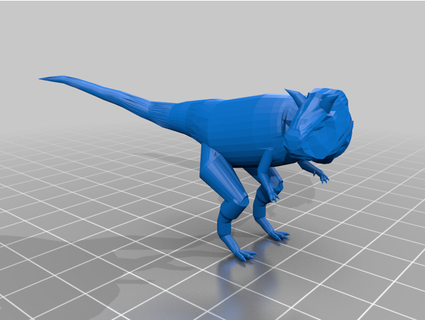 carnotaurus dinossauro Hector 3d print model - Mito3D