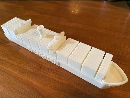 mai dato sempreverde suez canale bloccante Palloncino barca jasty 3d print model - Mito3D