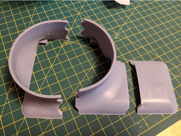 ld002r ventilateur canal divisé schlatrice 3D print model - Mito3D