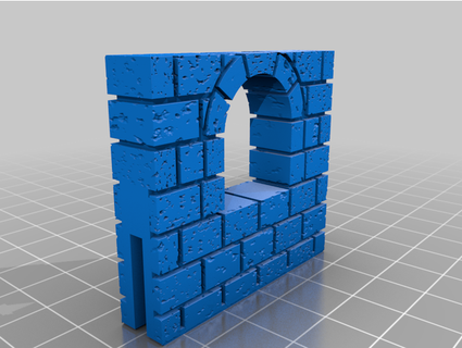 openforge cut-stone dungeon sticks v3 set 1 fixed beveled theaussietinker 3d print model - Mito3D