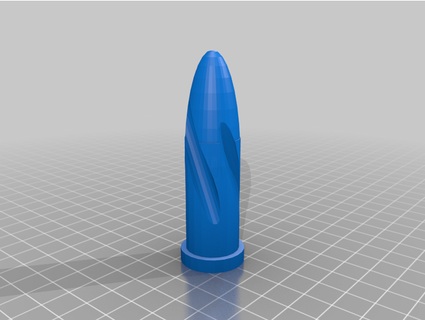 bullet head offshore jig 20 spiral cut tarponoutdoors 3d print model - Mito3D