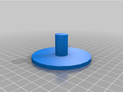 Filament Stand einfach schnell 3dprinted Geek 3d print model - Mito3D