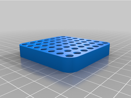 threaded nozzle plate thesamco 3d print model - Mito3D