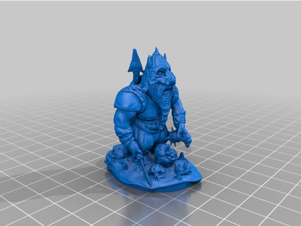 dwarf warlord stormlord clan alexstormnd 3d print model - Mito3D