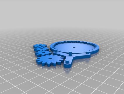 planetary gears working redfoot 3d print model - Mito3D