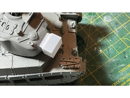 victoria miniatures matilda battle tank turret magnet jig mysterydough 3d print model - Mito3D