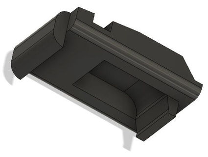 mercedes w123 porta fechadura inserir kokokotov 3d print model - Mito3D