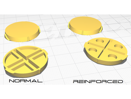 infinity wargame base 25mm directional markers ban 3d print model - Mito3D
