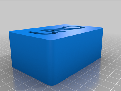 uno cartão armazenamento caixa recortes ocelotzlasu 3d print model - Mito3D