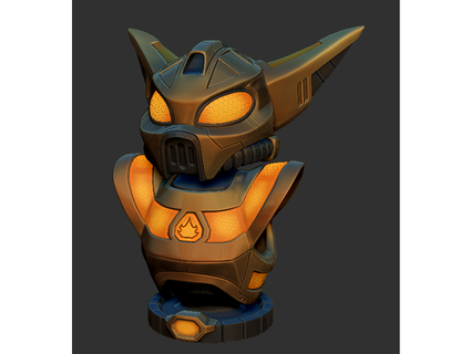 ratchet clank infernox armor captaindanette 3d print model - Mito3D